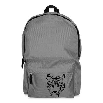 white tiger - Backpack - elephant grey - Front