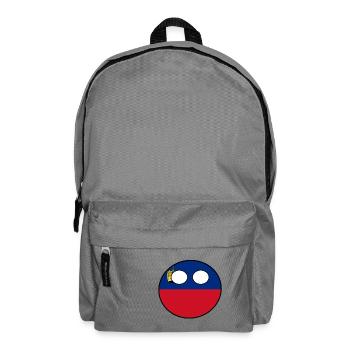 Countryball Land Heimat Liechtenstein - Rucksack - Mittelgrau - Vorne