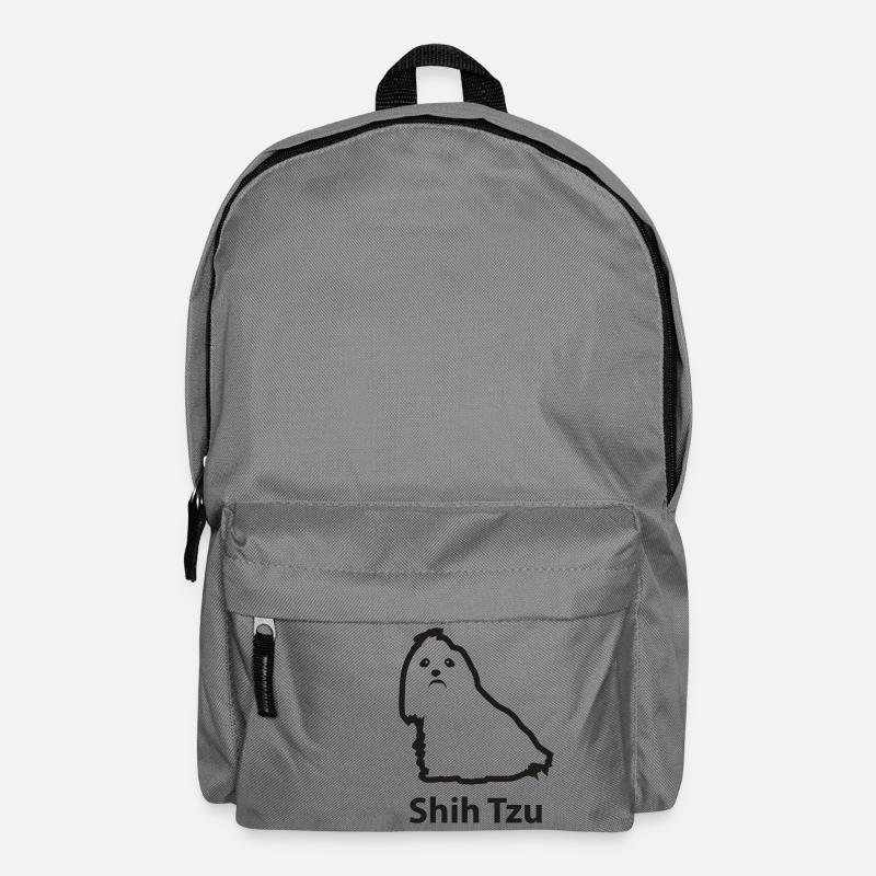 Shih Tzu - Rucksack - Mittelgrau