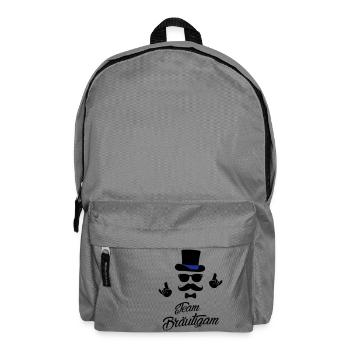 team Groom Bräutigam Polterabend Hochzeit - Sac à dos - gris éléphant - Devant
