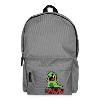 Dinosaur T-Rex bébé - Sac à dos - gris éléphant - Devant