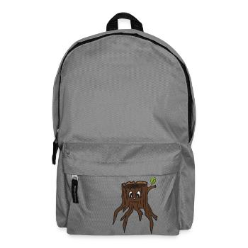Der kleine Baumstumpf BOB - Rucksack - Mittelgrau - Vorne