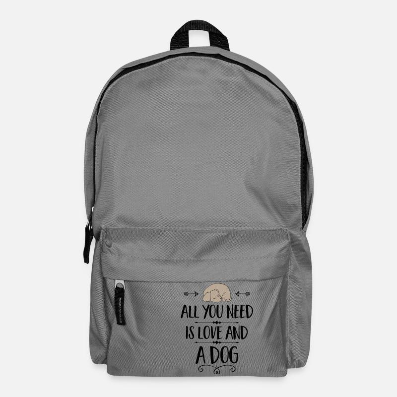 Hund - Rucksack - Mittelgrau
