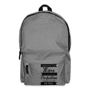Fabriqué en mars - Backpack - elephant grey - Front