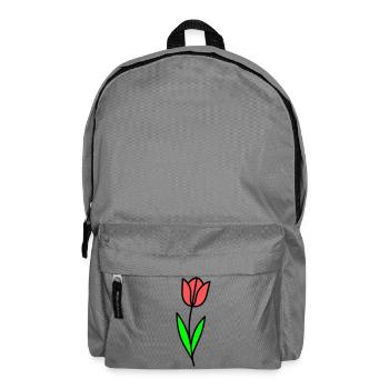 Bande dessinée Tulip Fleur - Sac à dos - gris éléphant - Devant