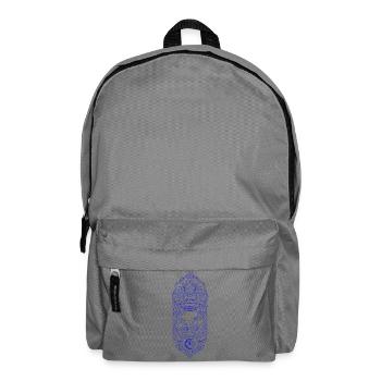 Spiritualität Meditation Heilige Lotusblume - Rucksack - Mittelgrau - Vorne