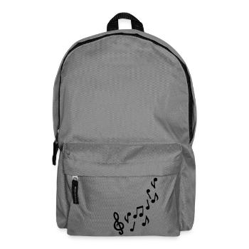 note de musique - Sac à dos - gris éléphant - Devant