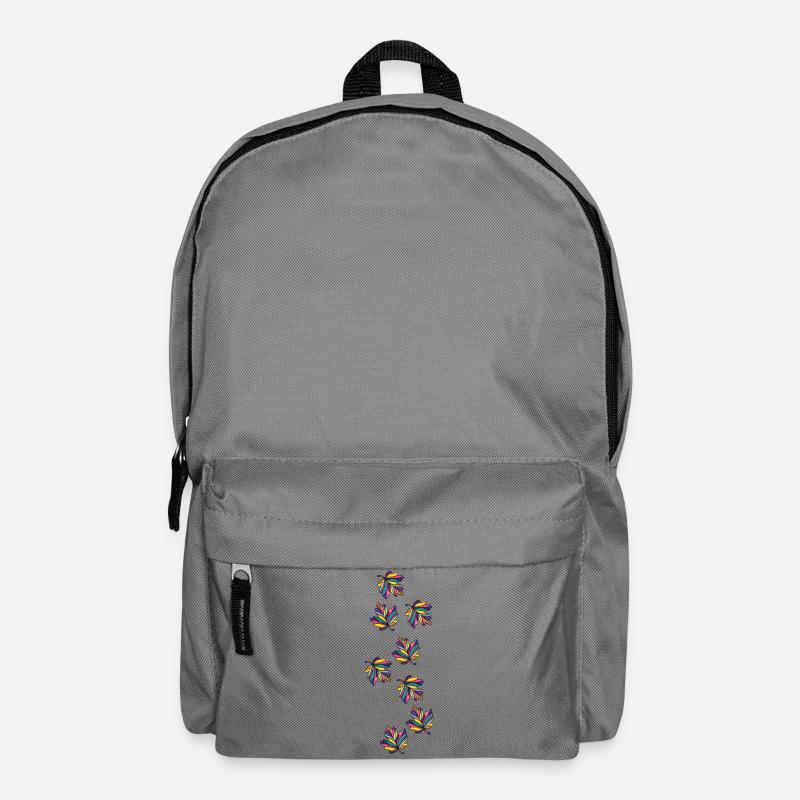 Blätter Herbst Bunt Ahorn - Rucksack - Mittelgrau