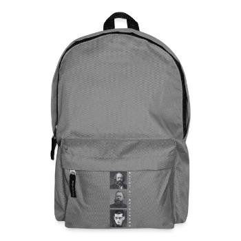 Historische Porträts mit anarchistischem Slogan - Rucksack - Mittelgrau - Vorne