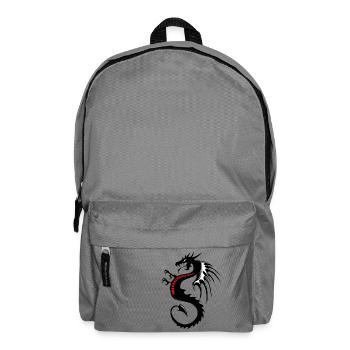 dragon tribal tatouage forme 200434 x - Sac à dos - gris éléphant - Devant