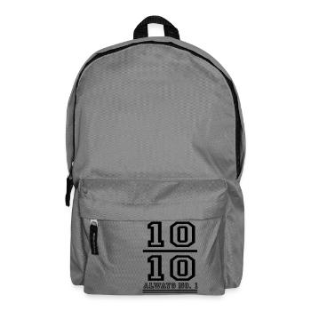 Numéro 10 Maillot Numéro Joueur de Football - Sac à dos - gris éléphant - Devant