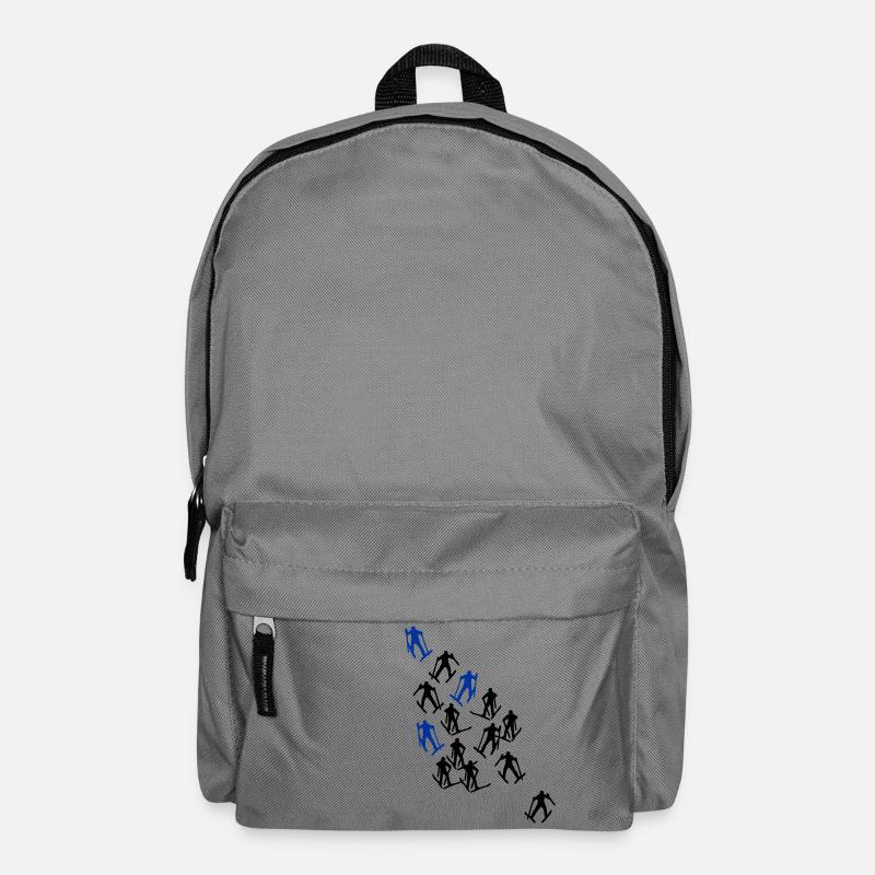 ski runner - Backpack - elephant grey