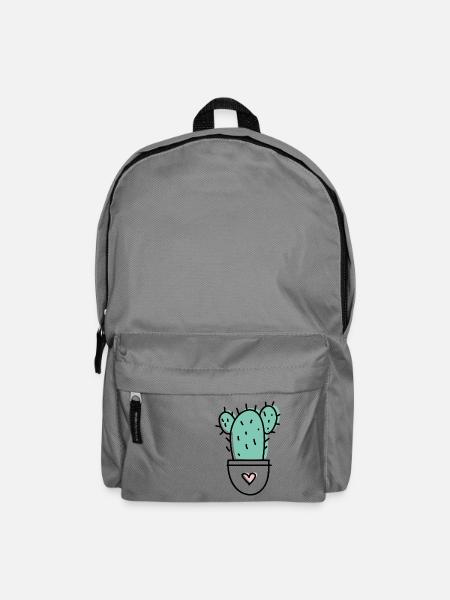 Kaktus Liebe - Rucksack - Mittelgrau