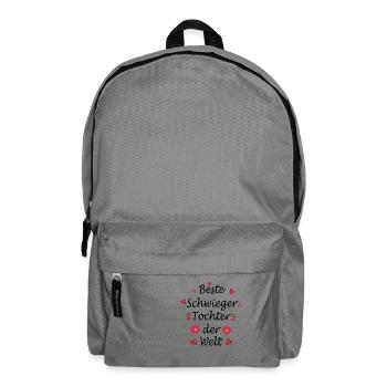 Schwiegertochter Geschenk - Rucksack - Mittelgrau - Vorne