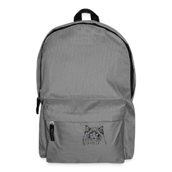 Domestic Cat Ragdoll Pet Cat Breed - Backpack - elephant grey - Front