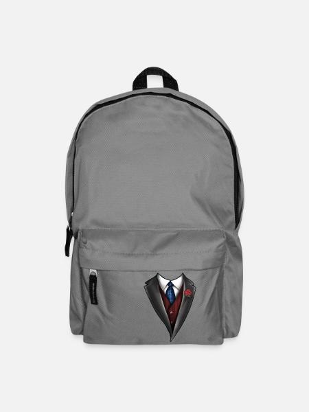 Tuxedo Tie Designs Tie blue - Rucksack - Mittelgrau