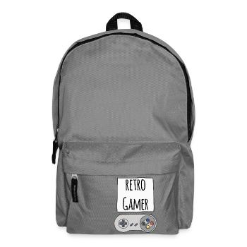 Gamer Retro S - Rucksack - Mittelgrau - Vorne