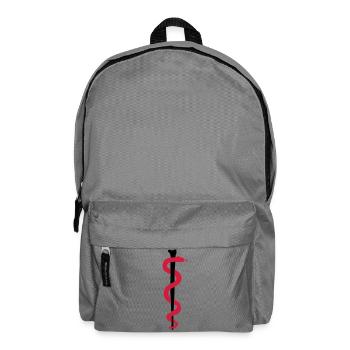 Rod of Asclepius - Backpack - elephant grey - Front