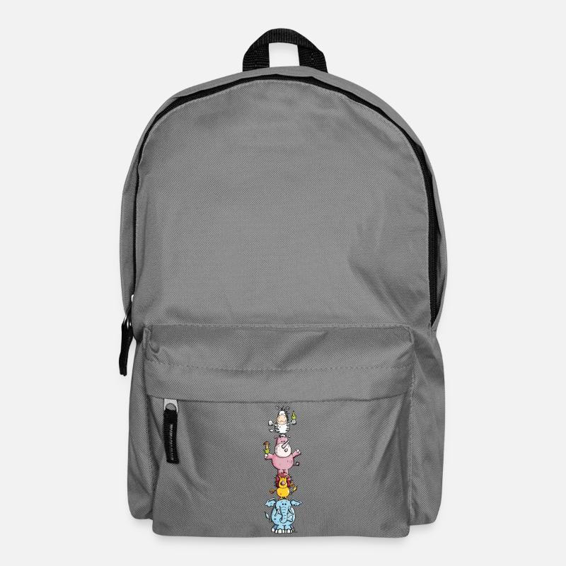 Funny Animal Circus - Zoo - Backpack - elephant grey
