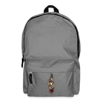 Wunderbare Darstellung von Sonne und Mond - Rucksack - Mittelgrau - Vorne
