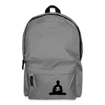 Yoga Geschenkidee Freedom Peace Meditation - Rucksack - Mittelgrau - Vorne