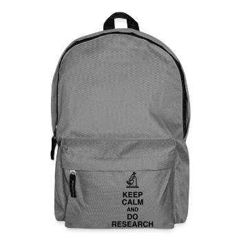 Forscher / Forschung / Arbeit / Job - Rucksack - Mittelgrau - Vorne