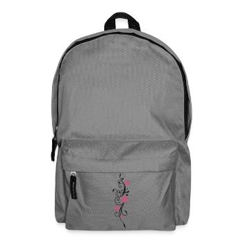 Belle fleurs en filigrane. Élément floral. - Sac à dos - gris éléphant - Devant