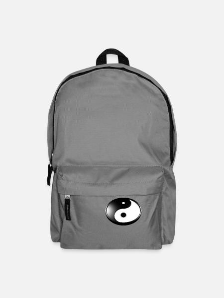 Yin Yang 3D - Rucksack - Mittelgrau