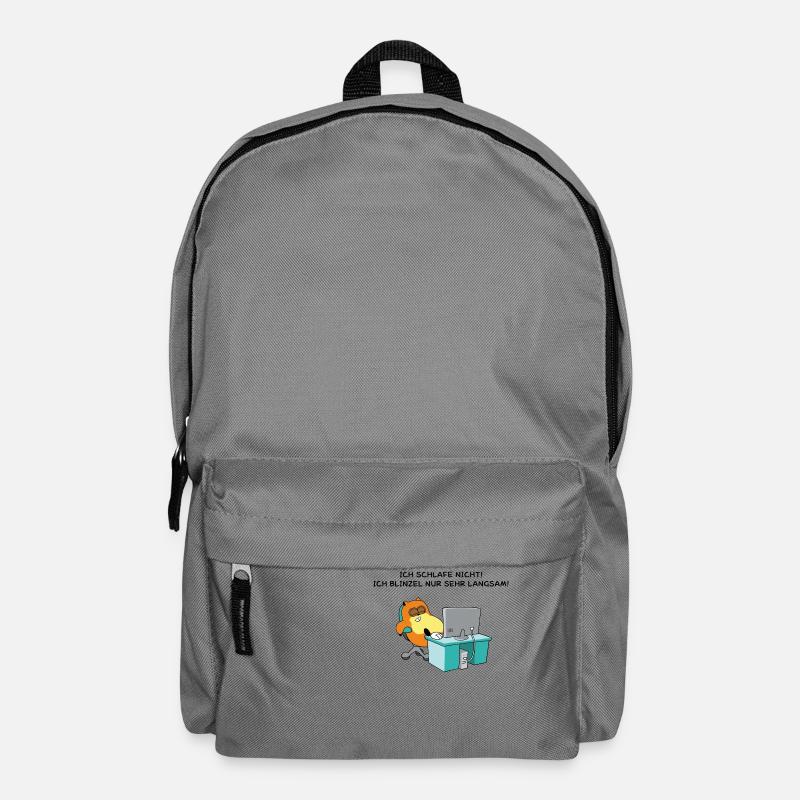 Hamster Blinzel - Rucksack - Mittelgrau