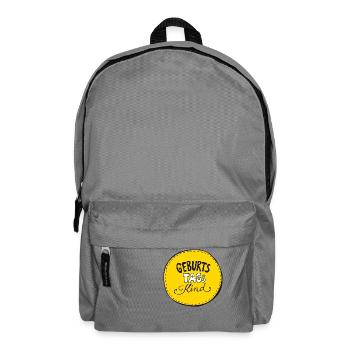 Geburtstagskind - Rucksack - Mittelgrau - Vorne