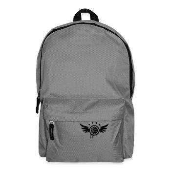 Basketball Emblem (Flügel) 01 - Rucksack - Mittelgrau - Vorne