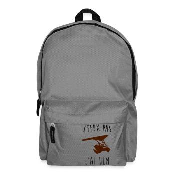 j'peux pas j'ai ulm - Sac à dos - gris éléphant - Devant