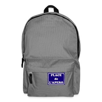 Platte anstelle der Aperitif - Rucksack - Mittelgrau - Vorne