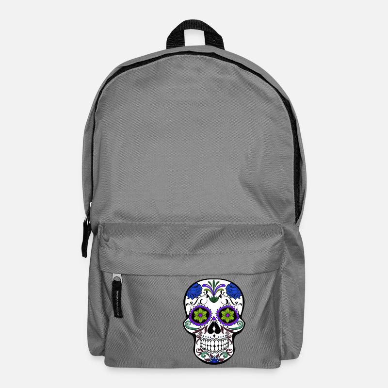 Mexican skull - Backpack - elephant grey