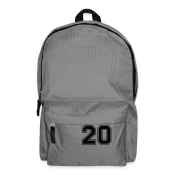 zwanzig - Rucksack - Mittelgrau - Vorne