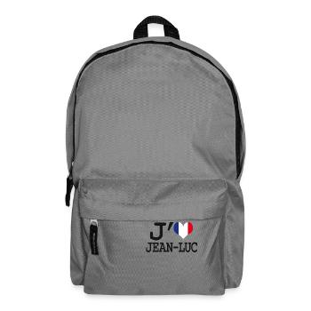 j'aime jean-luc - Sac à dos - gris éléphant - Devant