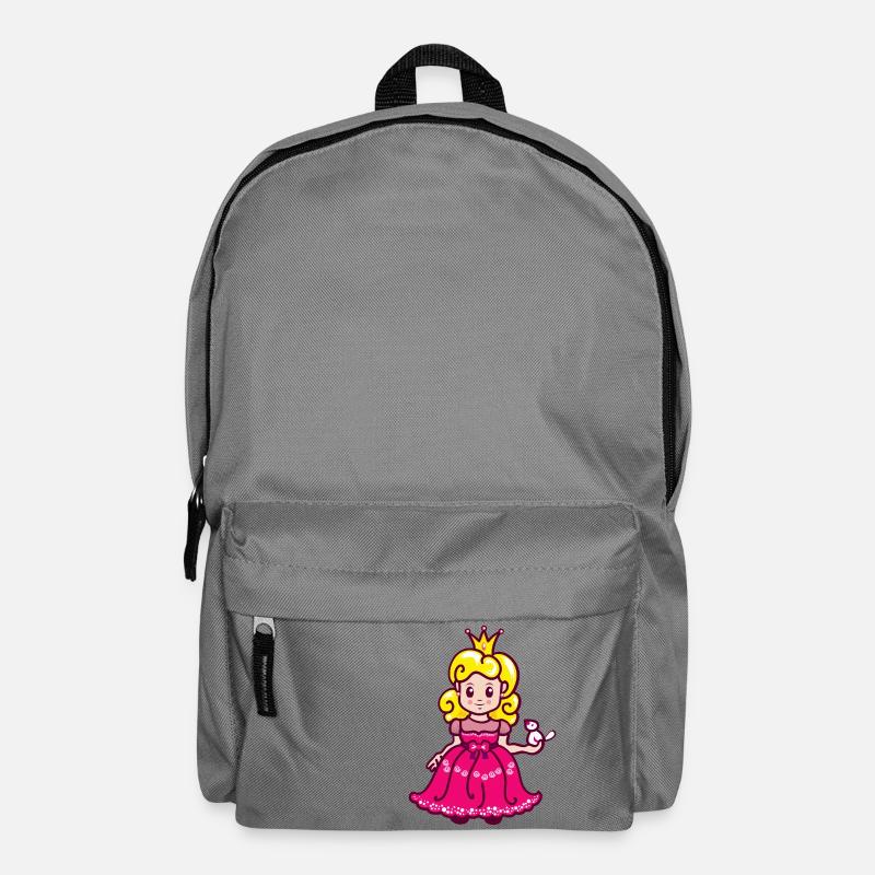 Prinzessin - Rucksack - Mittelgrau