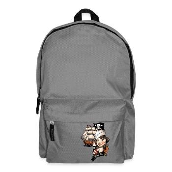 Piraten Liebe Tattoo - Rucksack - Mittelgrau - Vorne
