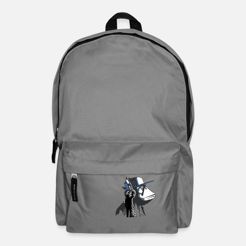 Graffiti ist Kunst von dk - Rucksack - Mittelgrau