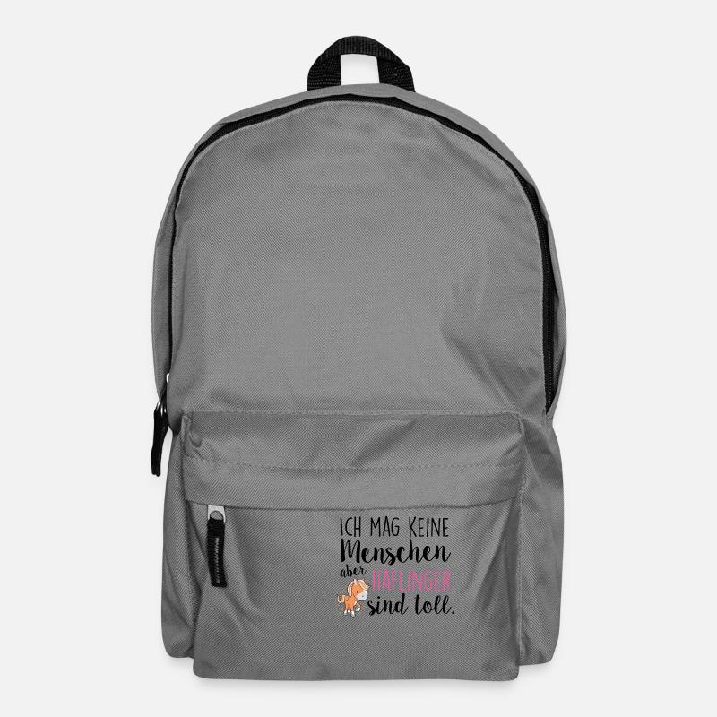 Haflinger sind toll - Rucksack - Mittelgrau