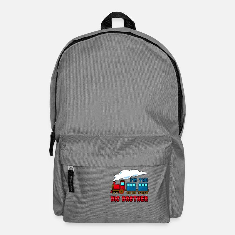 Big brother Train - Backpack - elephant grey