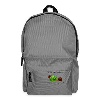 Snails - Backpack - elephant grey - Front