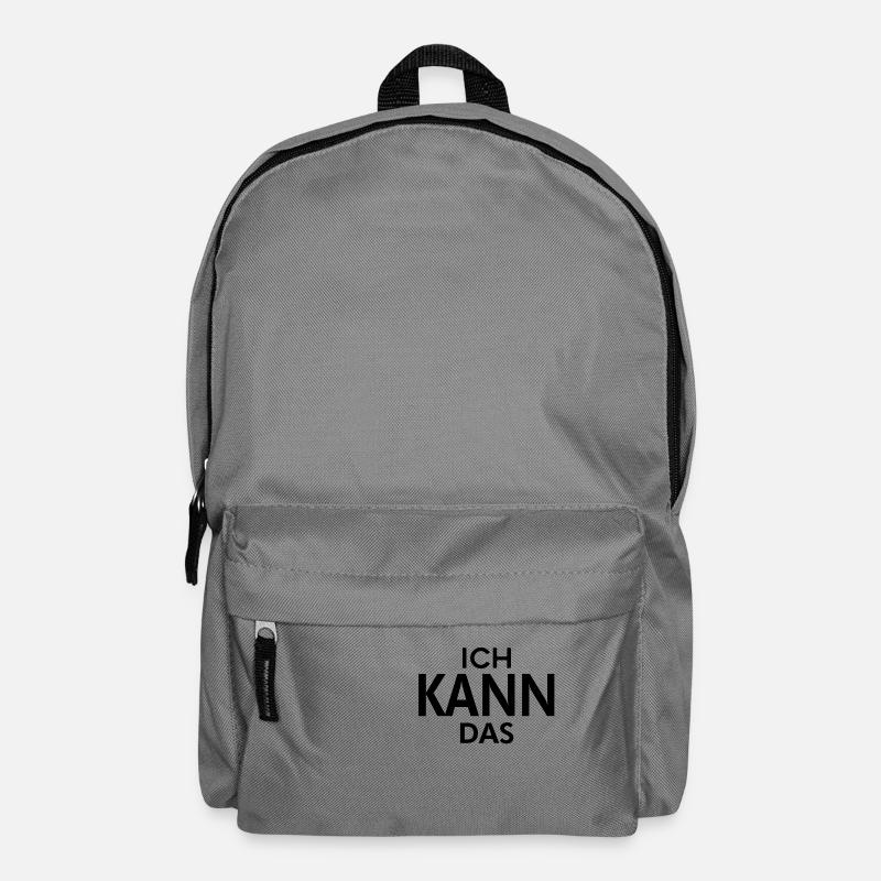 ich kann das MOTIVATION - Rucksack - Mittelgrau
