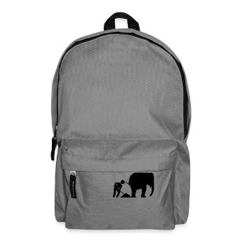 Elephant shit - Rucksack - Mittelgrau - Vorne