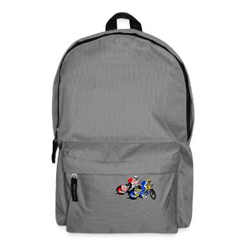 Speedway Racing - Backpack - elephant grey - Front