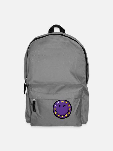 Smiley Flag EU - Rucksack - Mittelgrau