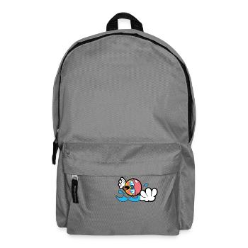 Smiley Swimming - Rucksack - Mittelgrau - Vorne