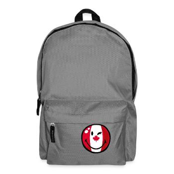 Smiley Flag Canada - Rucksack - Mittelgrau - Vorne