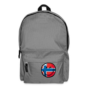 Smiley Flag Norway - Rucksack - Mittelgrau - Vorne