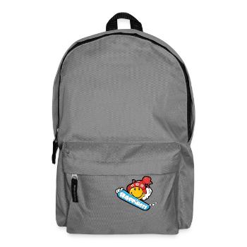 Smiley Snowboarding - Sac à dos - gris éléphant - Devant